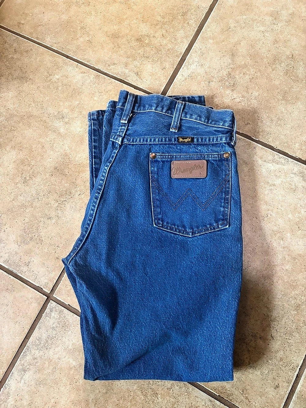 Wrangler Regular Fit Straight Leg Jeans Waist 34 x 30